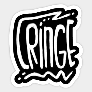 Cringe Sticker